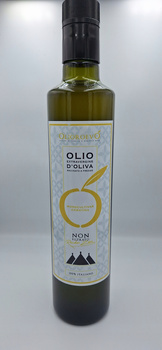 Oliwa Włoska, 0,5L , Monocultivar, niefiltrowana 0,2% łagodna z Apulii