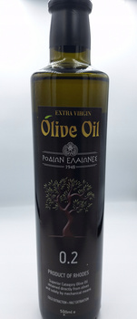 Oliwa z oliwek Grecka Kwasowość 0.2% 250 ml, prosto z wyspy Rodos