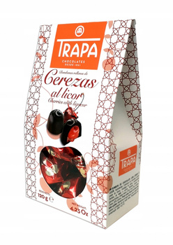 Trapa's Cherry in Liqueur and Chocolate WITHOUT PALM OIL AND GLUTEN 120 gr