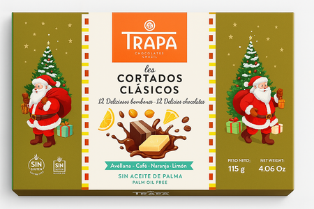 Trapa CLASICOS chocolate box WITHOUT PALM OIL AND GLUTEN