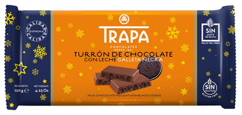 Turron mleczna czekolada z Oreo, Trapa 120g BEZ OLEJU PALMOWEGO Hiszpania