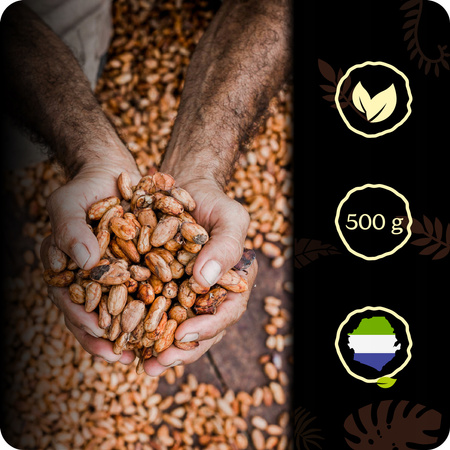 Ceremonial cocoa 100%, 150 gr, Sierra Leone, New Harvest