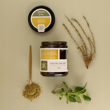 Yango Oregano Greckie 35g Aromatyczna Przyprawa do Pizzy, Sałatek, Mięsa