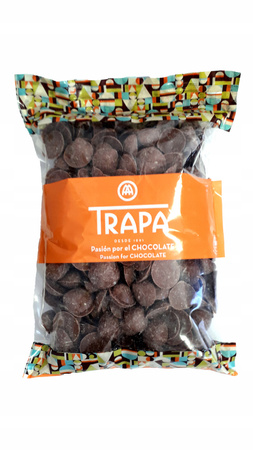 Trapa natural milk chocolate cocoa, 1 kg WITHOUT PALM OIL Spain