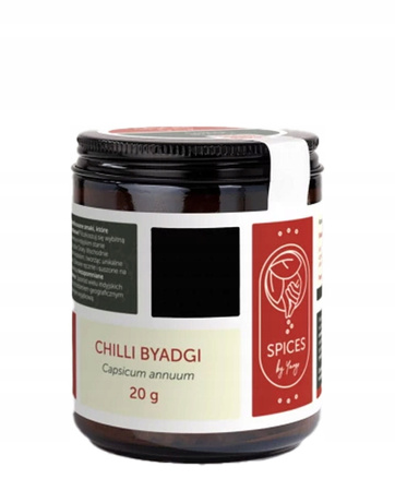 Chilli Byadgi Papryka Cała 20g - Aromatyczna Ostra Przyprawa