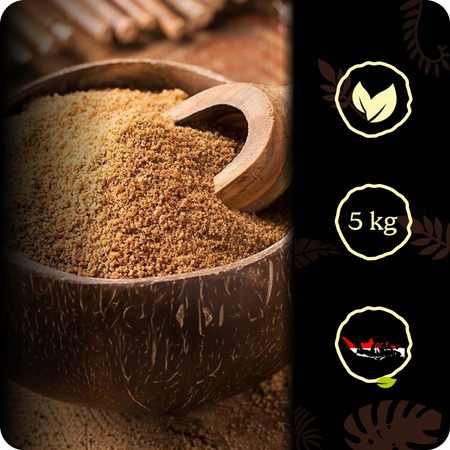 BIO coconut sugar, 5 KG, straight from Indonesia