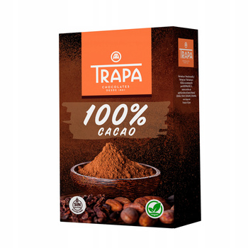 Kakao w proszku 100% naturalne, 22% tluszczu Trapa, 250g, BEZ GLUTENU Hiszpania