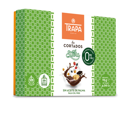 Trapa chocolate box 115g WITHOUT SUGAR AND PALM OIL Spain