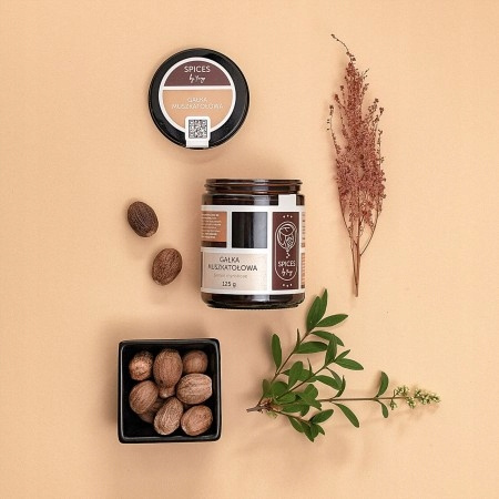 Gałka Muszkatołowa Cała 125g - Aromatyczna Przyprawa