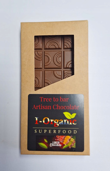 Milk chocolate without sugar I-ORGANIC , Mulata 37%, own production
